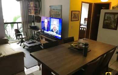 Imagem: O apartamento possui 1 Dormitório, 2 Banheiros, 1 Vaga na garagem