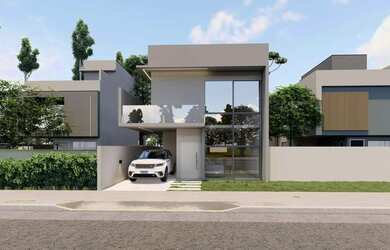 Imagem: A casa em condomínio possui 3 Dormitórios, 3 Banheiros, 2