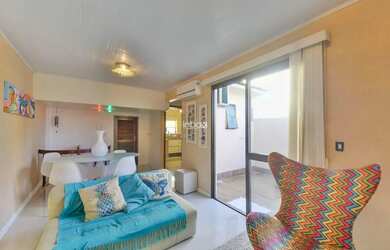 Imagem: O apartamento na cobertura possui 3 Dormitórios, 2 Banheiros