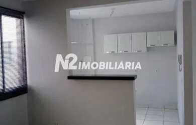 Imagem: O apartamento possui 2 Dormitórios, 1 Banheiro, 1 Vaga na garagem