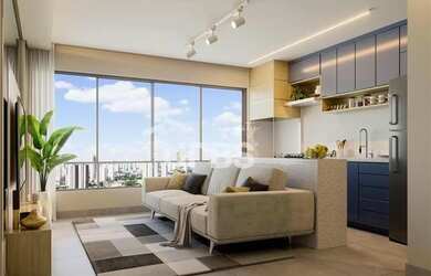 Imagem: O apartamento possui 2 Dormitórios, 2 Banheiros, 1 Vaga na