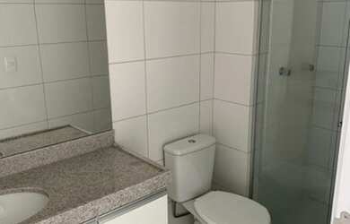 Imagem: O apartamento possui 1 Dormitório, 1 Banheiro, 1 Vaga na garagem