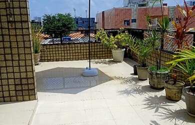 Imagem: O apartamento na cobertura possui 4 Dormitórios, 3 Banheiros