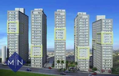 Imagem: O apartamento possui 2 Dormitórios, 1 Banheiro, 1 Vaga na garagem