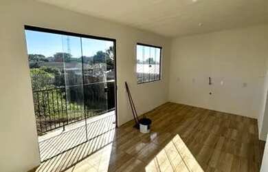 Imagem: O studio possui 1 Dormitório, 1 Banheiro, 38m² de Área e