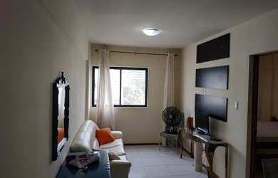 Imagem: O apartamento possui 1 Dormitório, 1 Banheiro, 1 Vaga na garagem