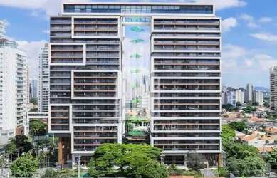 Imagem: O apartamento possui 1 Dormitório, 2 Banheiros, 2 Vagas na