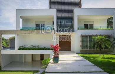 Imagem: A casa em condomínio possui 5 Dormitórios, 5 Banheiros, 1