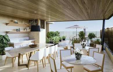 Imagem: O apartamento possui 1 Dormitório, 1 Banheiro, 1 Vaga na garagem