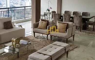 Imagem: O apartamento na cobertura possui 4 Dormitórios, 5 Banheiros