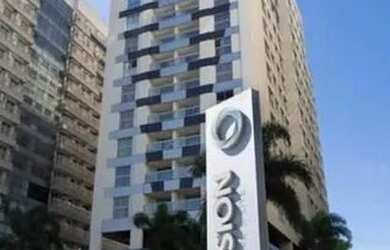 Imagem: O apartamento possui 1 Dormitório, 1 Banheiro, 1 Vaga na garagem