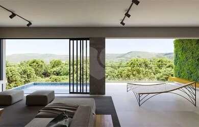 Imagem: A casa em condomínio possui 4 Dormitórios, 5 Banheiros, 4