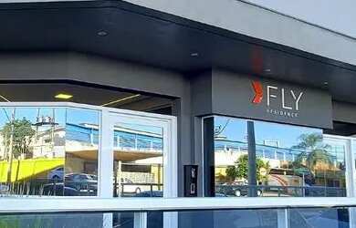 Imagem: O apartamento possui 1 Dormitório, 1 Banheiro, 1 Vaga na garagem