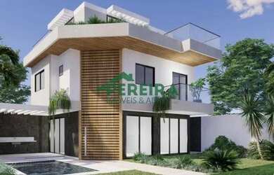 Imagem: A casa em condomínio possui 4 Dormitórios, 5 Banheiros, 4