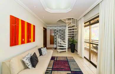 Imagem: O apartamento na cobertura possui 3 Dormitórios, 2 Banheiros