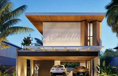 Imagem: A casa possui 4 Dormitórios, 1 Banheiro, 4 Vagas na garagem