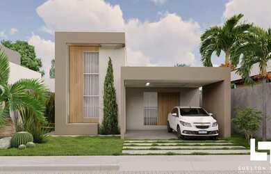 Imagem: A casa em condomínio possui 3 Dormitórios, 2 Banheiros, 4