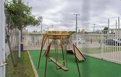 Imagem: O apartamento possui 2 Dormitórios, 1 Banheiro, 1 Vaga na garagem