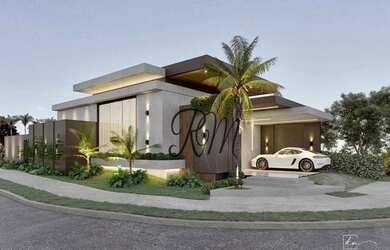 Imagem: A casa em condomínio possui 3 Dormitórios, 5 Banheiros, 4