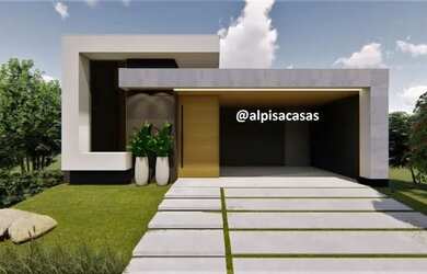 Imagem: A casa em condomínio possui 3 Dormitórios, 3 Banheiros, 2