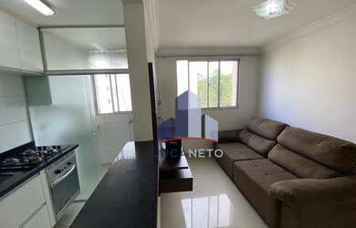 Imagem: O apartamento possui 2 Dormitórios, 1 Banheiro, 1 Vaga na garagem