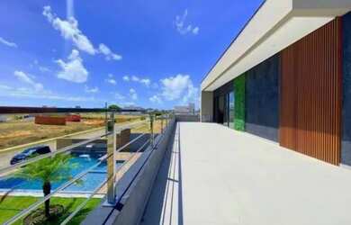 Imagem: A casa em condomínio possui 4 Dormitórios, 5 Banheiros, 2