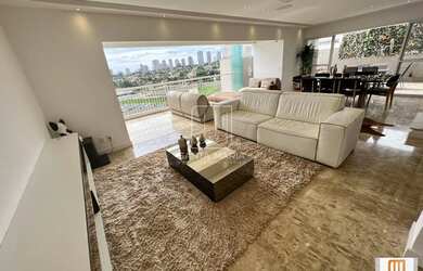 Imagem: O apartamento na cobertura possui 3 Dormitórios, 5 Banheiros