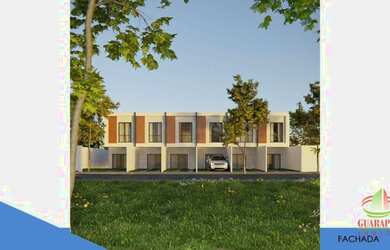 Imagem: A casa possui 2 Dormitórios, 1 Banheiro, 1 Vaga na garagem