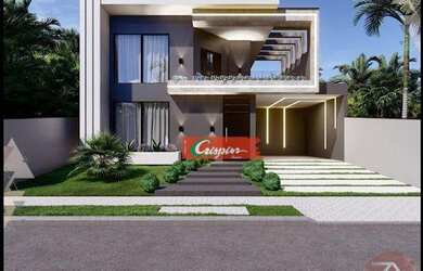 Imagem: A casa possui 4 Dormitórios, 2 Banheiros, 4 Vagas na garagem