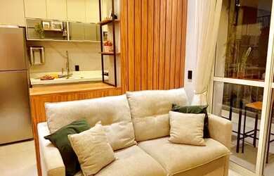 Imagem: O apartamento possui 2 Dormitórios, 1 Banheiro, 1 Vaga na garagem