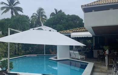 Imagem: A casa em condomínio possui 5 Dormitórios, 5 Banheiros, 5