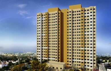 Imagem: O apartamento possui 2 Dormitórios, 1 Banheiro, 1 Vaga na garagem