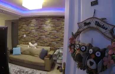 Imagem: O apartamento possui 2 Dormitórios, 1 Banheiro, 2 Vagas na