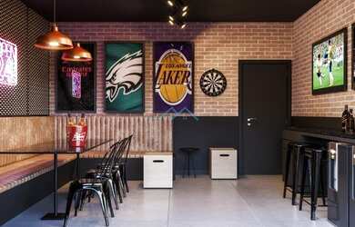 Imagem: O apartamento possui 2 Dormitórios, 1 Banheiro, 1 Vaga na garagem