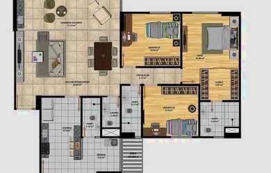 Imagem 5: Vendo apartamento no condomínio no magnifique 3/4 e uma suíte