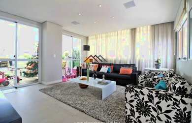 Imagem: O apartamento na cobertura possui 5 Dormitórios, 5 Banheiros