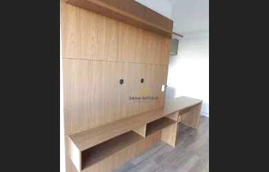 Imagem: O apartamento possui 1 Dormitório, 1 Banheiro, 1 Vaga na garagem