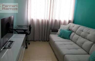 Imagem: O apartamento possui 2 Dormitórios, 1 Banheiro, 1 Vaga na garagem