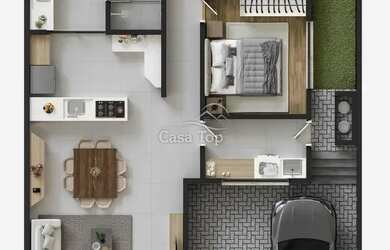 Imagem 3: Casa à venda Condomínio Reserva Ecoville I - Contorno