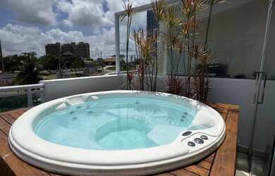 Imagem: O apartamento na cobertura possui 2 Dormitórios, 2 Banheiros