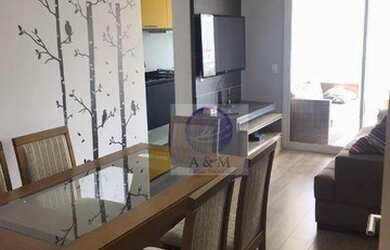 Imagem: O apartamento possui 1 Dormitório, 1 Banheiro, 1 Vaga na garagem