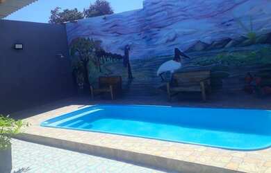 Imagem: A pousada chalé está localizado em Cuiabá, MT para temporada