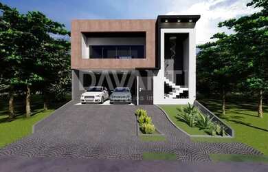 Imagem: A casa em condomínio possui 4 Dormitórios, 5 Banheiros, 4