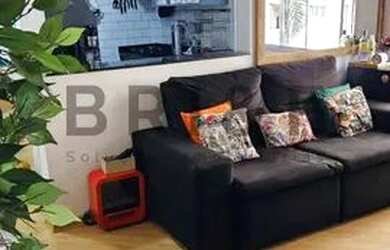 Imagem: O apartamento possui 1 Dormitório, 1 Banheiro, 1 Vaga na garagem