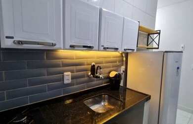 Imagem: A casa possui 1 Dormitório, 1 Banheiro, Imóvel mobiliado e