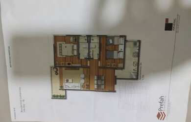 Imagem: O apartamento possui 2 Dormitórios, 2 Banheiros, 1 Vaga na