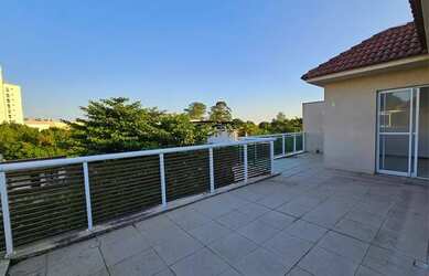 Imagem: O apartamento na cobertura possui 4 Dormitórios, 5 Banheiros