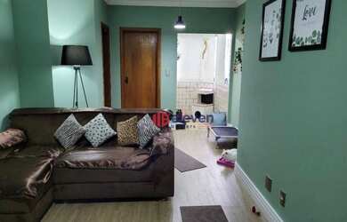 Imagem: O apartamento possui 1 Dormitório, 1 Banheiro, 1 Vaga na garagem