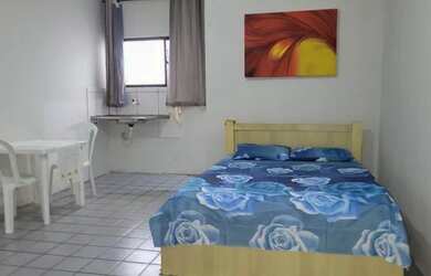 Imagem: A kitnet possui 1 Dormitório, 1 Banheiro, 24m² de Área e