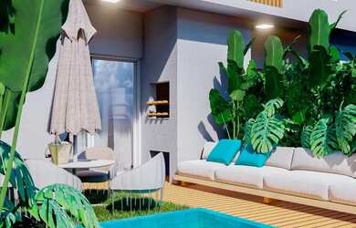 Imagem 7: Casas no condominío Oásis Residence com 2 quartos no bairro Village...